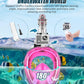 QingSong Full Face Snorkel Mask for Adults, Snorkeling Gear with Camera Mount, 180 Degree Panoramic View Snorkel Set Anti-Fog Anti-Leak