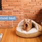 Snoozer Luxury Cozy Cave Dog Bed - Indoor Dog Bed with Cover Cave, Covered Calming Burrow for Medium & Large Sized Pets with Blanket Attached, Enclosed, Washable - XL, Camel