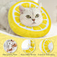 ANWA Adjustable Cat Cone Collar Soft, Cute Cat Donut Collar After Surgery, Kitten Recovery Cones to Stop Licking