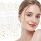 Face Glitter Freckles Tattoo,Diesetsr Temporary Makeup Patches,Body Glitter Sparkle Fake Freckles Stickers for Women Kids Festival, Concert,Carnival Party,Cosmetic Glitter,Rave Accessories,10 PCS