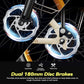 Foldable Electric Bike for Adults, 30+MPH, 48V 20Ah Removable Lithium Battery up to 80Miles, 20" Fat Tire 1000W Peak Motor Dirt Ebike Adult Electric Bicycle for Commute Beach Mountain E Bike
