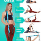 Stretching Strap with Loops - Non Elastic Stretch Band for Physical Therapy, Yoga Strap for Stretching Equipment, Stretch Bands for Exercise and Flexibility - Fascia, Hamstring & Leg Stretcher Belt