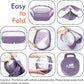 Pawaboo Small Animals Playpen, Waterproof Small Pet Cage Tent with Zippered Cover, Portable Outdoor Yard Fence with 3 Metal Rod for Chick/Kitten/Puppy/Guinea Pig/Rabbits/Hamster/Chinchillas, Purple