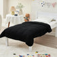 yescool Weighted Blanket (5 lbs, 36" x 48", Black) Cooling Heavy Blanket for Children Aged 5 and Above, 40-60 lbs, Breathable Blanket with Premium Glass Bead, Machine Washable