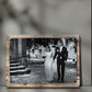 MUNDAZE Custom Portrait Metal Print on Reclaimed Wood Pallet Frame – Personalized Family Photo Gift – Glossy Aluminum Wall Art Keepsake – Made and Shipped in USA (10 x 8)