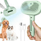 Self-Cleaning Spray Cat Brush for Shedding, Removes Static Flying Hair, and Works Wonders for Both Long and Short-Haired Pets 2 In 1 Cleaning Brush for Cats And Dogs Grooming