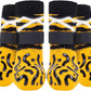 Reflective Dog Socks to Prevent Licking Paws, Dog Paw Protector, Hardwood Floors Anti Slip, Non Slip Dog Socks with Grippers, Dog Booties and Paw Protectors for Indoor Use - Size Medium