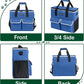Large Pet Travel Bag Organizer - Dog & Cat Tote with Food Containers, Bowls, Feeding Mat, Perfect for Camping, Hiking (Multi-Pocket Design)