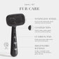 Tweezerman Dog and Cat Slicker Brush for Small Pets, Grooming Brush with Coated Bristles to Prevent Scratching and Ergonomic Handle