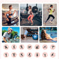 Fitness Tracker, Round Fitness Watches for Women with Bluetooth Call Heart Rate Monitor Sleep Tracker Calorie/Step Counter, Birthday Gift for Women Lady Mom Waterproof (Purple)