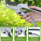 Garden clippers, premium Germany pruners, Work 3 times easier, professional ratchet pruning shears, cutting rose, flower, hedge, stem, tree, Sharp gardening scissors, Arthritis weak hand snips