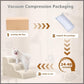 MIHIKK Dog Stairs Ramp, Curved 5-Step Dog Steps for Small Dogs and Cats, Pet Stairs for High Beds and Couch with Anti-Slip Washable Cover and Durable High Density Foam, Beige