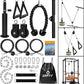 SERTT Weight Cable Pulley System Gym, Upgraded Cable Pulley Attachments for LAT Pull Down, Biceps Curl, Tricep, Arm Workouts - Home Gym Add On Equipment