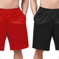 DEVOPS Men's 2-Pack Loose-Fit 10" Workout Gym Shorts with Pockets