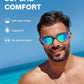 ZIONOR Swim Goggles, G1 MAX Polarized Anti-Fog Swimming Goggles for Men Women