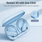 occiam Wireless Earbuds Bluetooth Headphones Ear Buds 96Hrs Playback Sport Over-Ear Waterproof Wireless Headphones Earphones with Earhooks ENC Mics Clear Call for Sport Running Workout Sky Blue