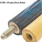 58" Pool Cue Stick,13mm 2-Piece Maple Hardwood Ergonomic Design Billiard Cues Kit,19/20/21oz