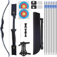 Bow and Arrow Set for Adults Beginner Teens, Dual Arrow Rest for Right and Left Handed Bows 20lbs 30lbs 40lbs Entry Level to Intermediate Archers Complete Equipped Value for Money