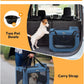 Extra Large Dog Crate with 2 Foldable Bowl, 40 Inch Collapsible Travel Dog Crate Kennel with Soft Blanket for Medium Dogs,Indoor & Outdoor (40" L x 27" W x 27" H, Navy)