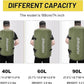 40L/60L/90L Large Waterproof Duffle Bag Backpack for Men, Mens Duffel Backpack Bags for Traveling, Heavy Duty (Green, 40L)