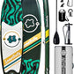 11'Stand Up Paddle Boards Surf Control with Premium SUP Board Accessories Backpack & Removable Fins, 34" Wide Inflatable Paddle Boards of All Skill Levels