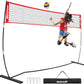 Volleyball Net, 12FT Portable Volleyball Net for Backyard, Freestanding Volley Ball Set Height Adjustable with Carry Bag, Volley Ball Practice Nets Training Equipment for Indoor and Outdoor
