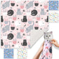 Cat Wrap for Grooming-Premium Cat Grooming Wrap Cat Restraint for Nail Clipping, Self-Adherent Soft Cat Blanket to Wrap Cat Anti-Scratch Anti-Escape Grooming Bag (Pink, L(Within 9lbs))