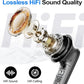 kurdene Wireless Ear Buds Bluetooth 5.4 Headphones 60H Playtime Deep Bass Stereo Earbuds with Mic Comfort Lightweight in Ear Earphones for Workout/Running Black