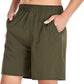 Men's Gym Shorts Sports Quick Dry Workout Running or Casual Training Short with Zipper Pockets