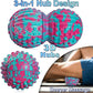 Deep Tissue Massage Lacrosse Ball for Exercise & Recovery - 7.8Inch Peanut Roller-SGS Certification-Targets Back, Shoulder, Neck - Relieves Muscle Knots, Pressure Point Therapy-Myofascial Release Ball