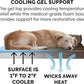 Furhaven Cooling Gel Dog Bed for Large Dogs w/ Removable Bolsters & Washable Cover, For Dogs Up to 125 lbs - Plush & Velvet L Shaped Chaise - Sable Brown, Jumbo Plus/XXL