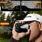 SUNPOW Golf Rangefinder with Slope -1000 Yards Range Finder with Flag Pole Locking Vibration-7X Magnification Rechargeable Golf Range Finders for Hunting
