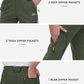 TACVASEN Winter Pants for Men Fleece Lined Waterproof Pants Insulated Hiking Pant for Ski Snowboard Outdoor Work Hunting