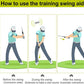 Retractable Golf Swing Aid for Golf Speed Training, Rhythm Click Golf Swing Trainer for Indoor Golf Practice & Outdoor Warm Up, Golf Grip Trainer for Improving Hitting Strength & Tempo