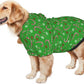 Green Candy Cane Hoodie,Christmas Cosplay Dog Clothes with Pocket and Hat Winter Clothes Sweaters X-Small