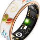 Ladies Smart Ring for Women Health Ring Blood Pressure Heart Rate Monitor Sleep Tracker Fitness Tracker Calories Step Counter Pedometer Gesture Control Waterproof Compatible with iOS Android Phones