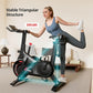 Yesoul Black Exercise Bike for Home,Smart White Cycling Bike Magnetic Stationary Bike, Low Noise Indoor Cycling Bike for Home Gym Electric Stationary Bike with Tablet Mount & Comfortable Seat Cushion for Women Apartment Workout Bike for Fitness