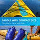 OCEANBROAD Telescoping Emergency Paddle 21''-42''（Assembling Required）/26''-54'' Aluminium Shaft for Kayaking Boating Canoeing River Tubing