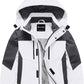 Pursky Boy's Waterproof Ski Jacket Kids Winter Snow Coats Fleece Raincoats Parka