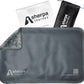 Medium Flexible Gel Ice Packs Reusable - Hot and Cold Soft Ice Packs for Injuries Reusable for Ankle, Arm, Foot, Leg, Back Pain Relief - 8" x 12" - Grey
