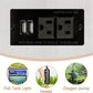 75 Gallon Fish Tank Stand with LED Light & Power Outlets, 55-75 Gallon Aquarium Stand with 2 Drawers & 2 Barn Doors, 52" L x 20" W Cabinet for 2 Fish Tank Accessories Storage, Turtle Tank, White