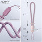 SURPHY 3 Pack Phone Wrist Strap with CellPhone Tether Tab, Cellphone Lanyard, Phone Strap with 2-Color Braided, Wrist Lanyard