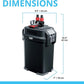 Fluval 307 Perfomance Canister Filter - for Aquariums Up to 70 Gallons - Aquarium Canister Filter