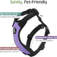 Dog Seat Belt, Safety Vest Dog Car Harness with Adjustable Buckle Dog Seat Belt for Vehicle Nylon Pet Safety Seat Belts Heavy Duty(L, Purple)