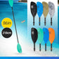 OCEANBROAD Kayak Paddle 86in/218cm, 90.5in/230cm Alloy Shaft 2-Piece Floatable Kayak Oar for Kayaking Canoeing Boating