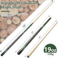Billiard Cues Stick, 58" Pool Cues Canadian Maple Wood Leather Pattern Grip 18 19 20 21 oz Pool Cue Stick for Bar House Pool Table Sports