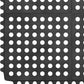 Ottomanson Heavy Duty Rubber Floor Mat – Non-Slip, Waterproof, Easy to Clean – Anti-Fatigue Mat for Commercial Kitchens, Restaurants, Workshops – Oil Resistant, Hose Washable – 36" x 36", Black