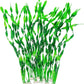 AQUANEAT Fish Tank Artificial Plants, Aquarium Plastic Seaweed Decorations, 23.5Inch Tall Fake Green Accessories, 10 Packs