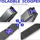 Pooper Scooper with Bags, 32" Long Handle Dog Poop Scooper for Large Medium Small Dogs, Durable Spring and High Strength Material Foldable Waste Pickup Tool for Easy Grass and Gravel Pick Up, Blue