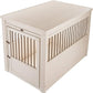 New Age Pet EHHC404XL ecoFLEX Pet Crate/End Table, Antique White, X-Large